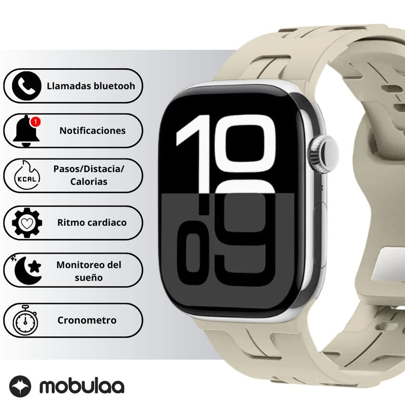Reloj Inteligente Mobulaa H10 Pro Mini – Gris