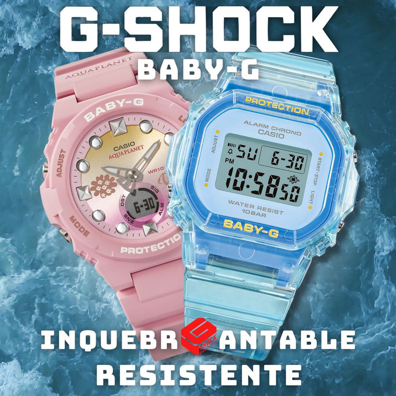 Reloj Casio BABY-G Modelo BGA-160-7B2 Diseño Deportivo