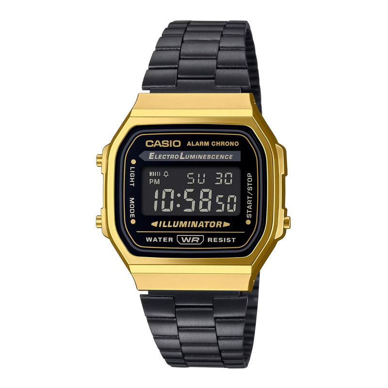 Reloj Casio Modelo A168WEGB-1B Diseño Vintage