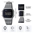 Reloj Casio Modelo A168WGG-1B Diseño Vintage