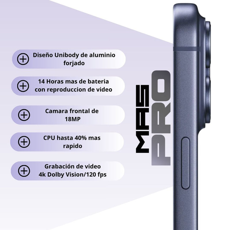 Celular iPhone 17 Pro 256GB Azul Noche - eSIM