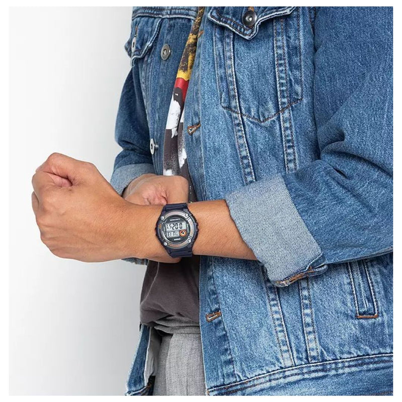 Reloj Casio W-216H-2B Diseño Deportivo