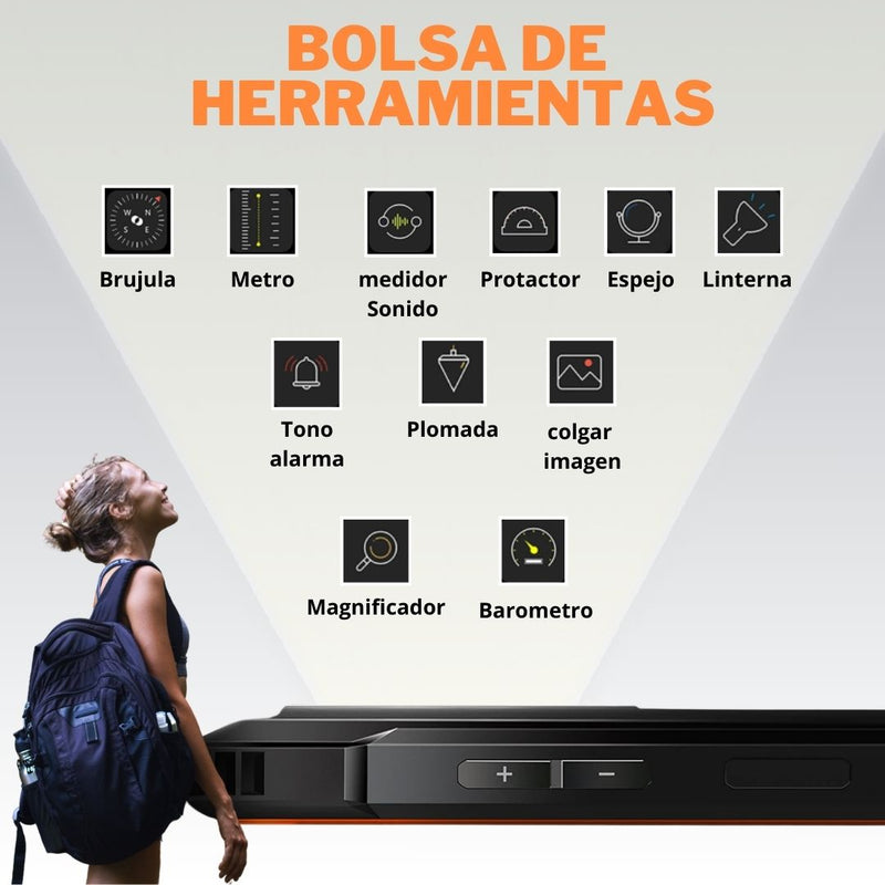 Celular BlackView BV4800 Pro 4G 128GB/12GB - Negro