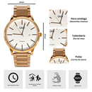 Reloj Q&Q Hombre BL74-805Y Diseño Elegante