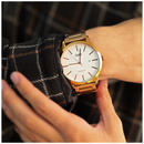 Reloj Q&Q Hombre BL74-805Y Diseño Elegante