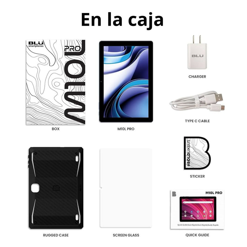 Tablet Blu M10L Pro 10.1" HD Color Azul