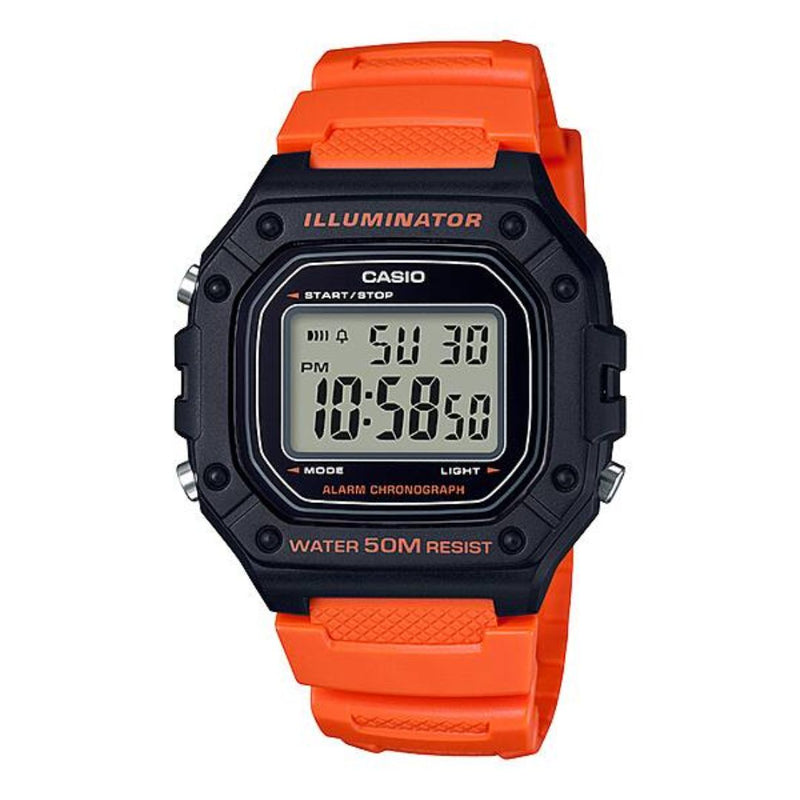 Reloj Casio Modelo W-218H-4B2 Diseño Deportivo