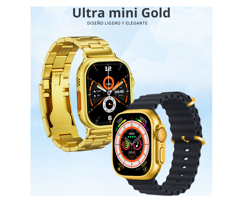 Reloj inteligente Ultra Mini Gold - Dorado