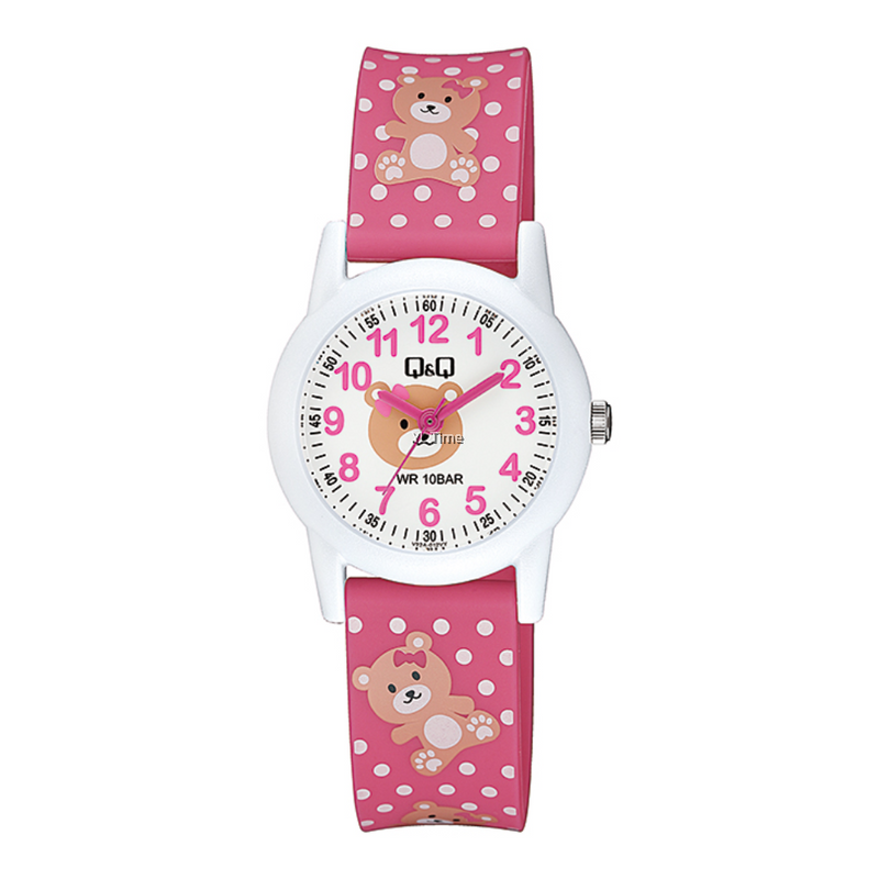 Reloj Q&Q Modelo V22A-012VY Infantil Original Para Niñas