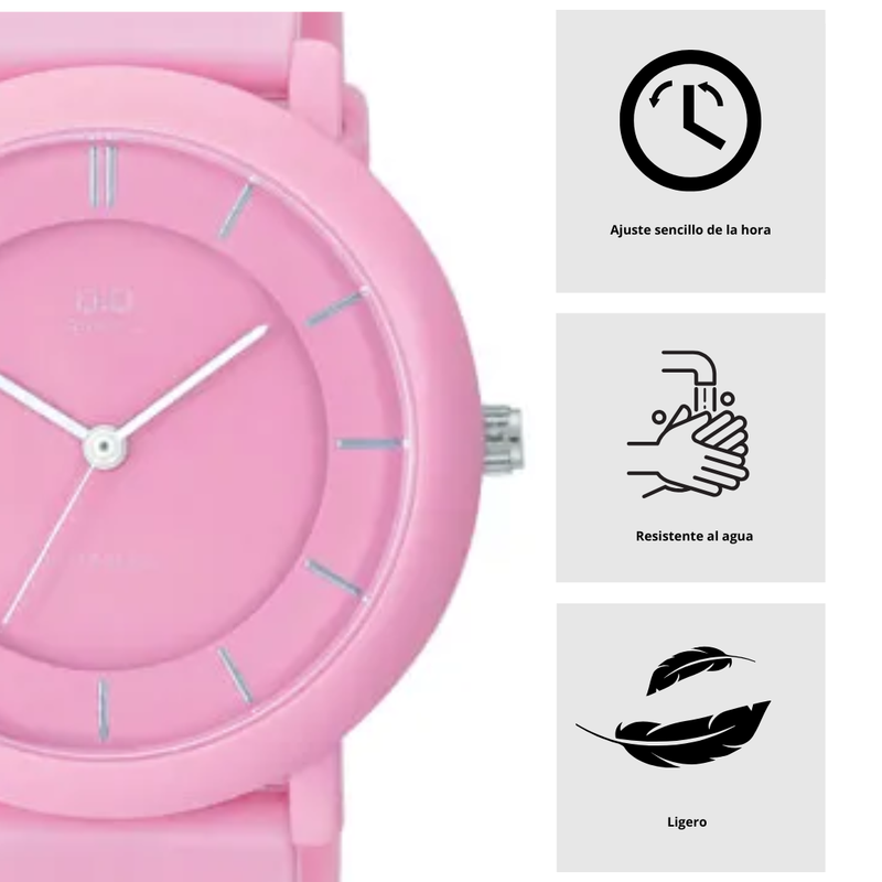 Reloj Q&Q modelo VQ94J009Y Diseño Juvenil
