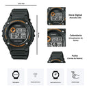 Reloj Casio Modelo W-216H-3B Diseño Deportivo