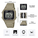 Reloj Casio W-217H-5AV Diseño Deportivo