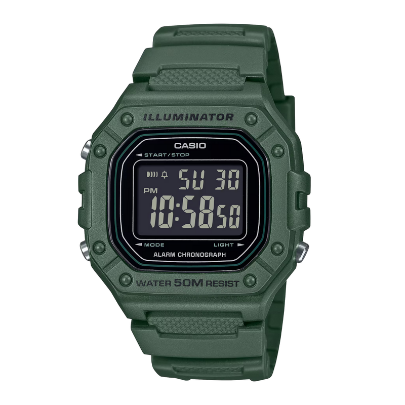 Reloj Casio W-218H-3B Diseño Deportivo