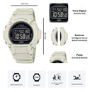 Reloj Casio Modelo W-219HC-8B Diseño Deportivo