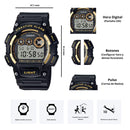 Reloj Casio Referencia W-735H-1A2 Diseño Deportivo
