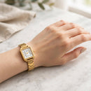 Reloj Mujer Q&Q Modelo C76A- 503PY Diseño Elegante
