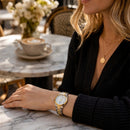 Reloj Mujer Q&Q C75A-003PY Diseño Elegante