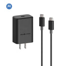 Cargador Motorola Original 45W USB-C - Negro