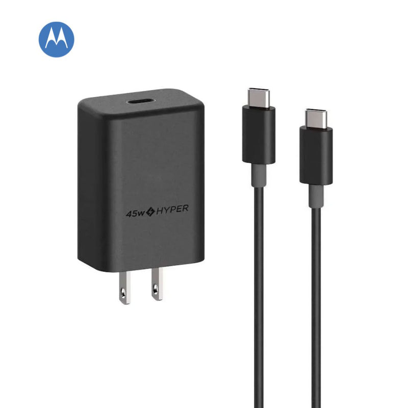 Cargador Motorola Original 45W USB-C - Negro