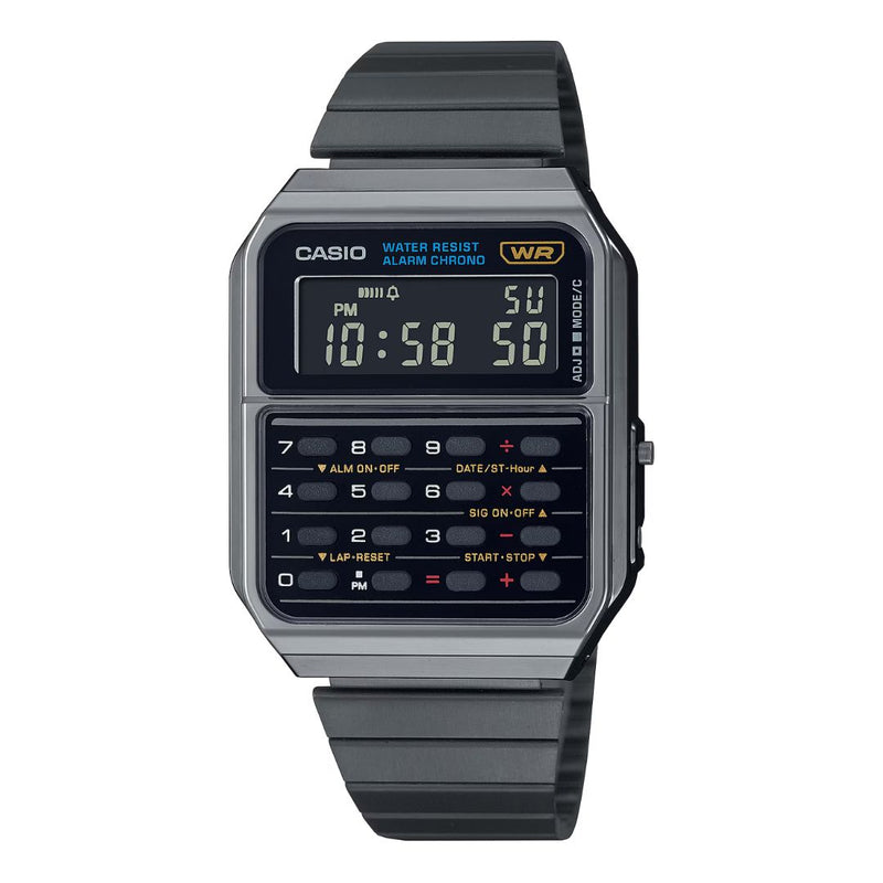 Reloj Casio Retro Modelo CA-500WEGG-1B Unisex