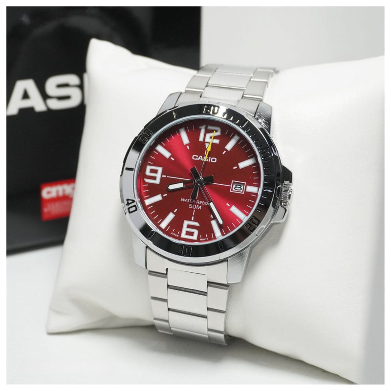 Reloj Casio Para Caballero Referencia MTP-VD01D-4B Diseño Elegante