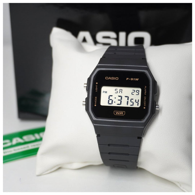 Reloj Casio Referencia F-91WB-8A Deportivo Retro Original