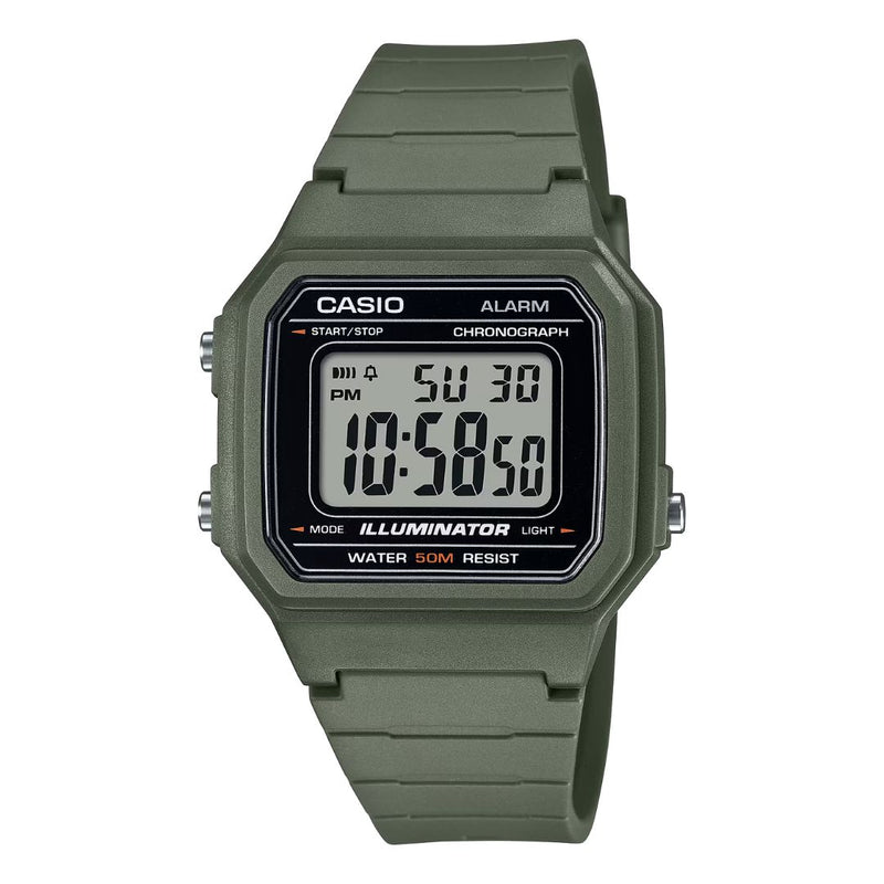 Reloj Casio Modelo W-217H-3A Deportivo Digital