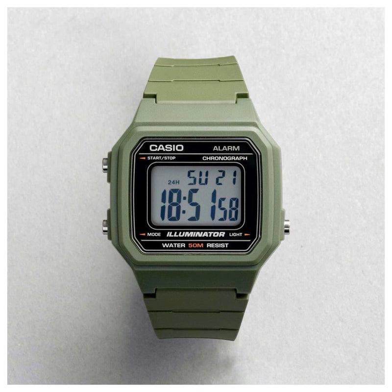 Reloj Casio Modelo W-217H-3A Deportivo Digital