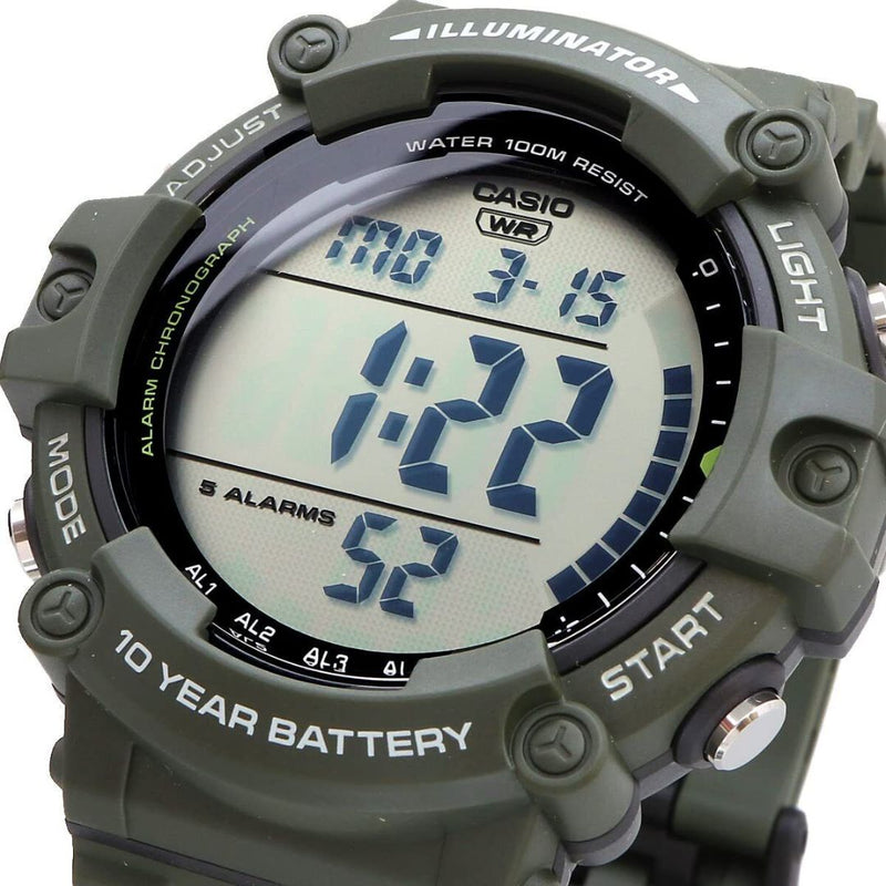 Reloj Casio Caballero Modelo AE-1500WHX-3AV Diseño Deportivo