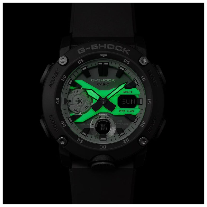 Reloj Casio G-SHOCK Caballero GA-2000HD-8A Diseño Deportivo