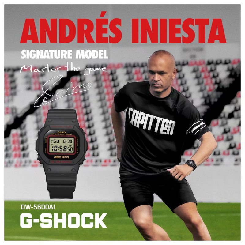 Reloj Casio G-SHOCK DW-5600AI-1D Edicion Iniesta