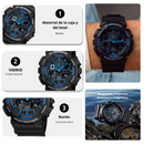 Reloj Casio G-SHOCK GA-100-1A2 Diseño Deportivo