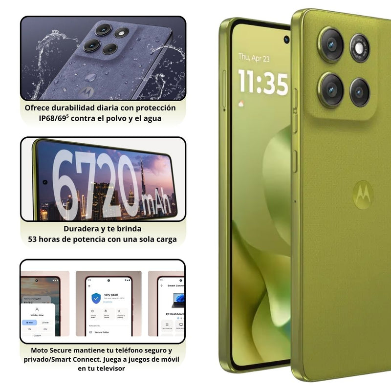 Celular MOTOROLA G86 POWER 5G 256GB/8GB - Verde