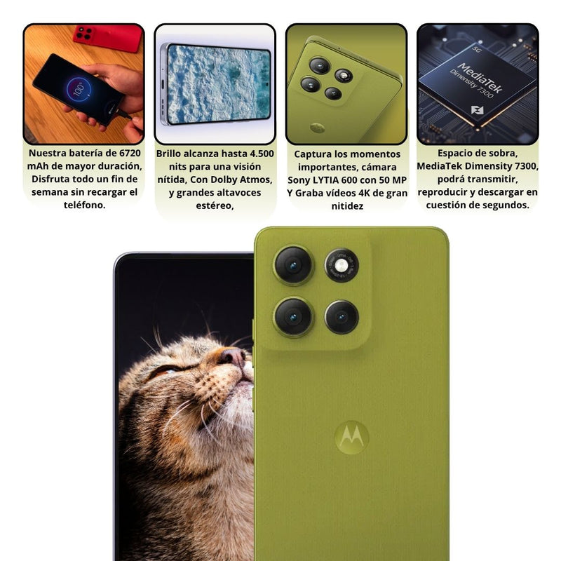 Celular MOTOROLA G86 POWER 5G 256GB/8GB - Verde