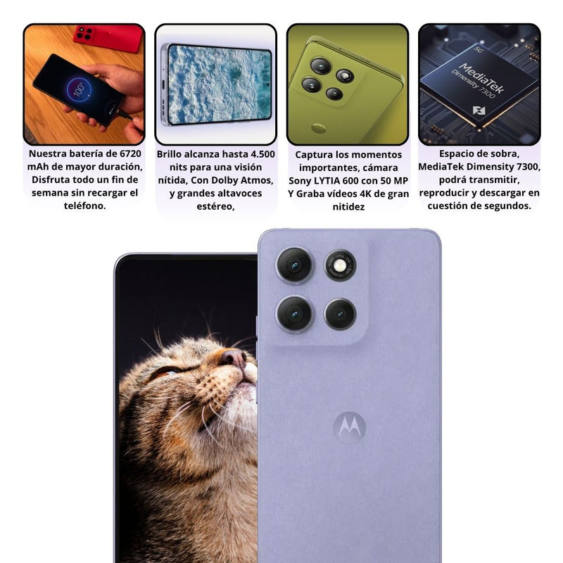 Celular MOTOROLA G86 POWER 5G 256GB/8GB - Lila