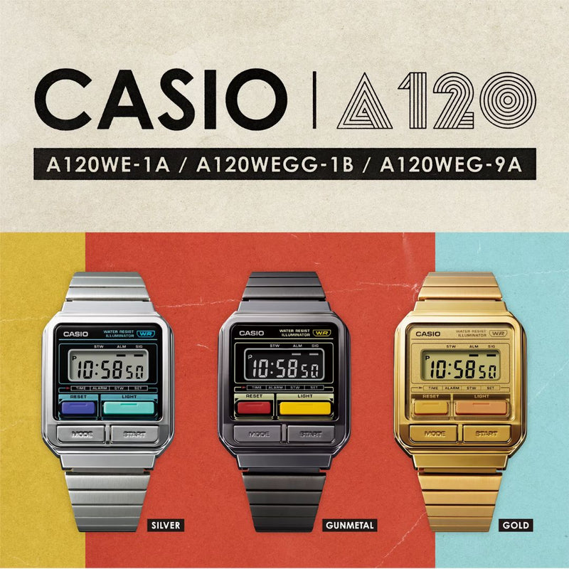 Reloj Casio Unisex Vintage A120WE-1A