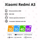 Celular Xiaomi Redmi A3 64GB/3GB - Verde