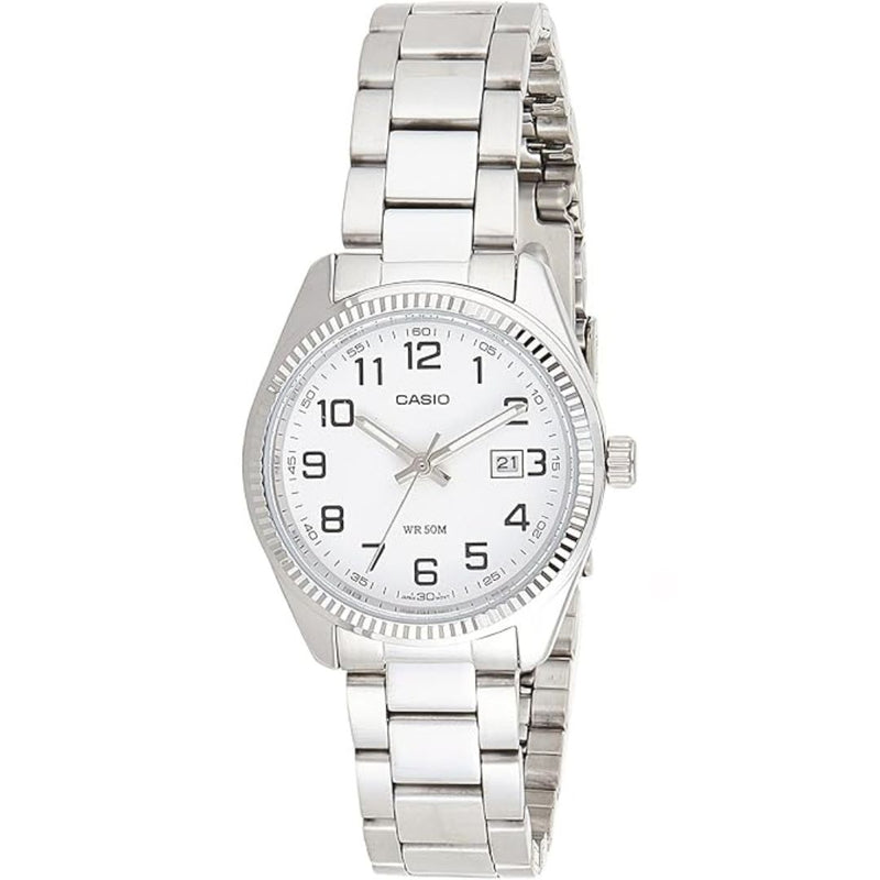 Reloj Casio Modelo LTP-1302D-7B Para Dama Plateado