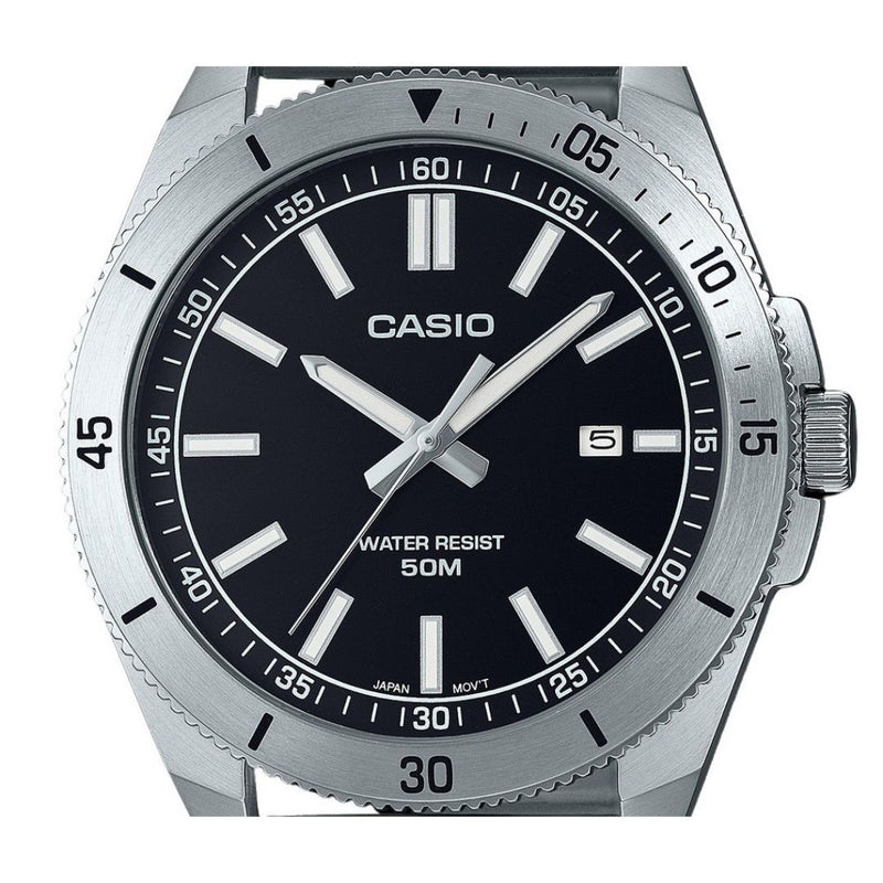 Reloj Casio MTP-B155D-1E Para Caballero Acero Inoxidable