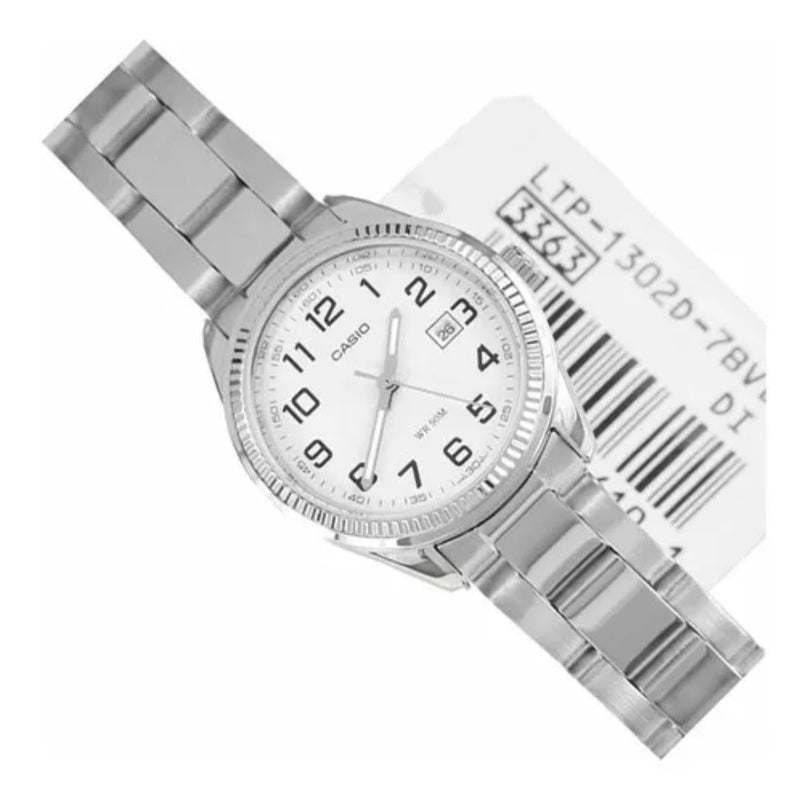 Reloj Casio Modelo LTP-1302D-7B Para Dama Plateado