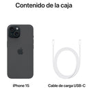 Celular iPhone 15 128GB  Negro - Puerto SIM