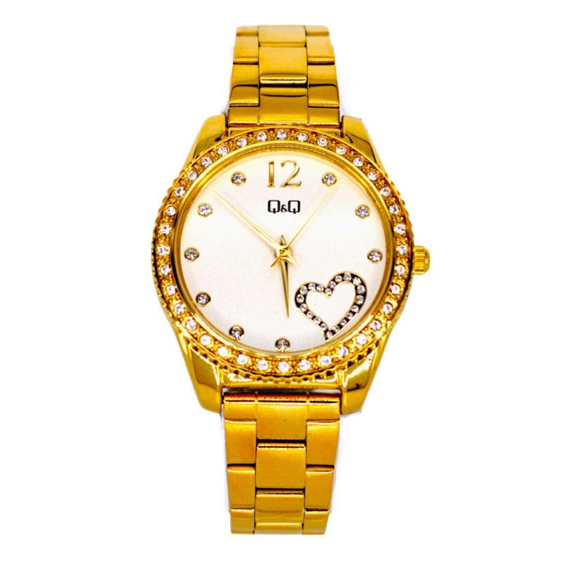 Reloj Q&Q Referencia Q67A-502PY Dama Original - Elegante