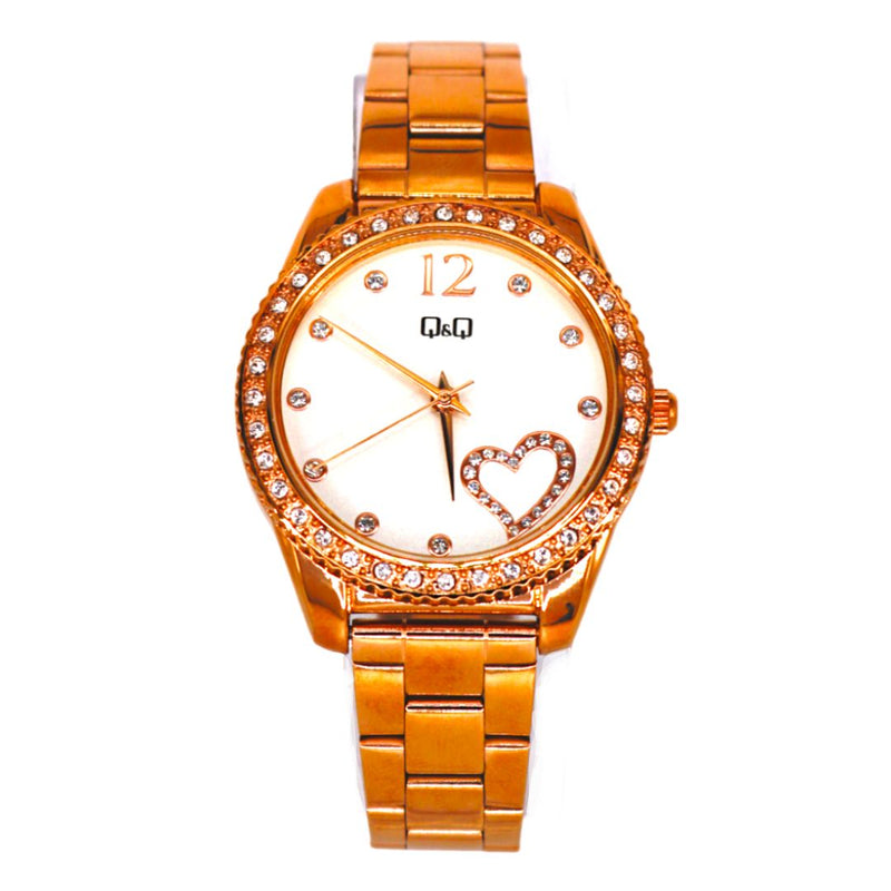 Reloj Q&Q Referencia Q67A-501PY Dama Original - Elegante