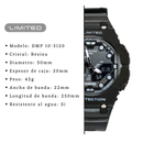 Reloj LIMITED Modelo G3120-N Deportivo Resina Negra