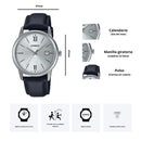 Reloj Casio Modelo MTP-V002L-7B3 Diseño Elegante