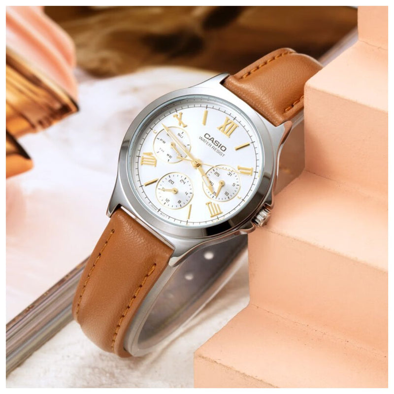 Reloj Casio Dama Modelo LTP-V300L-7A2 Diseño Elegante