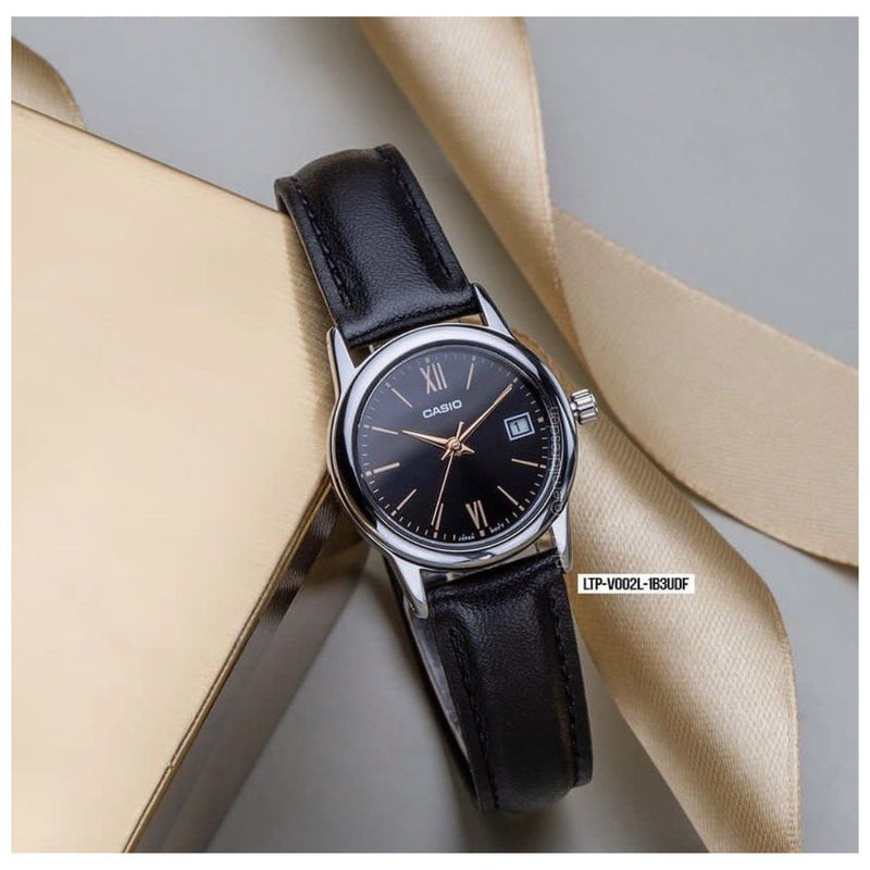 Reloj Casio  LTP-V002L-1B3 Para Dama Original y Elegante