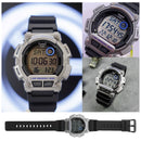Reloj Casio Modelo WS-2100H-1A2 Diseño Deportivo