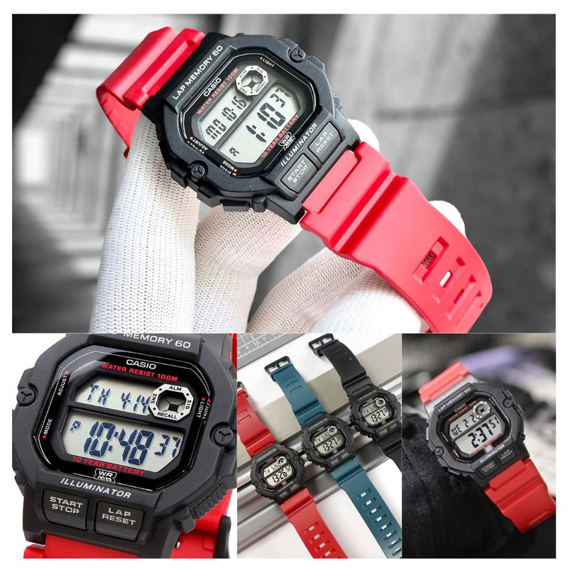 Reloj Casio Referencia WS-1400H-4A Diseño Deportivo