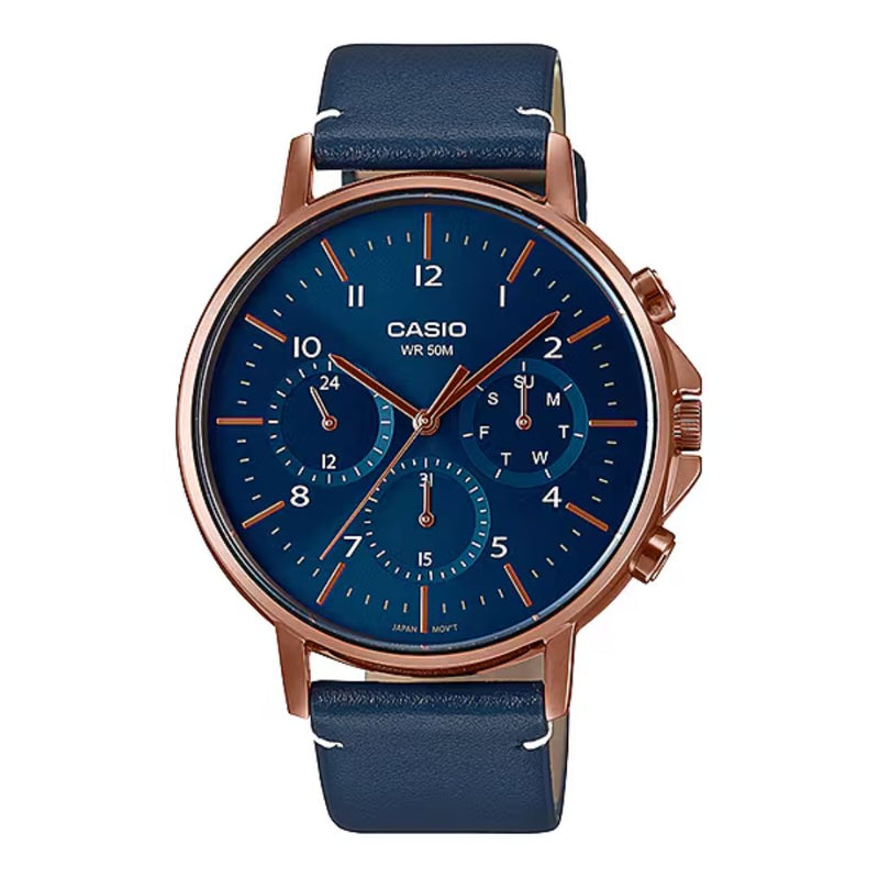 Reloj Casio Modelo MTP-E321RL-2A Diseño Elegante